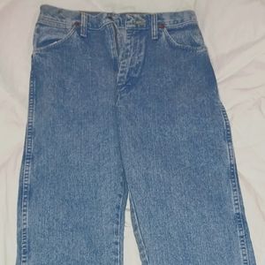 Vintage Hi Waist Wrangler Blue Jeans 5x30